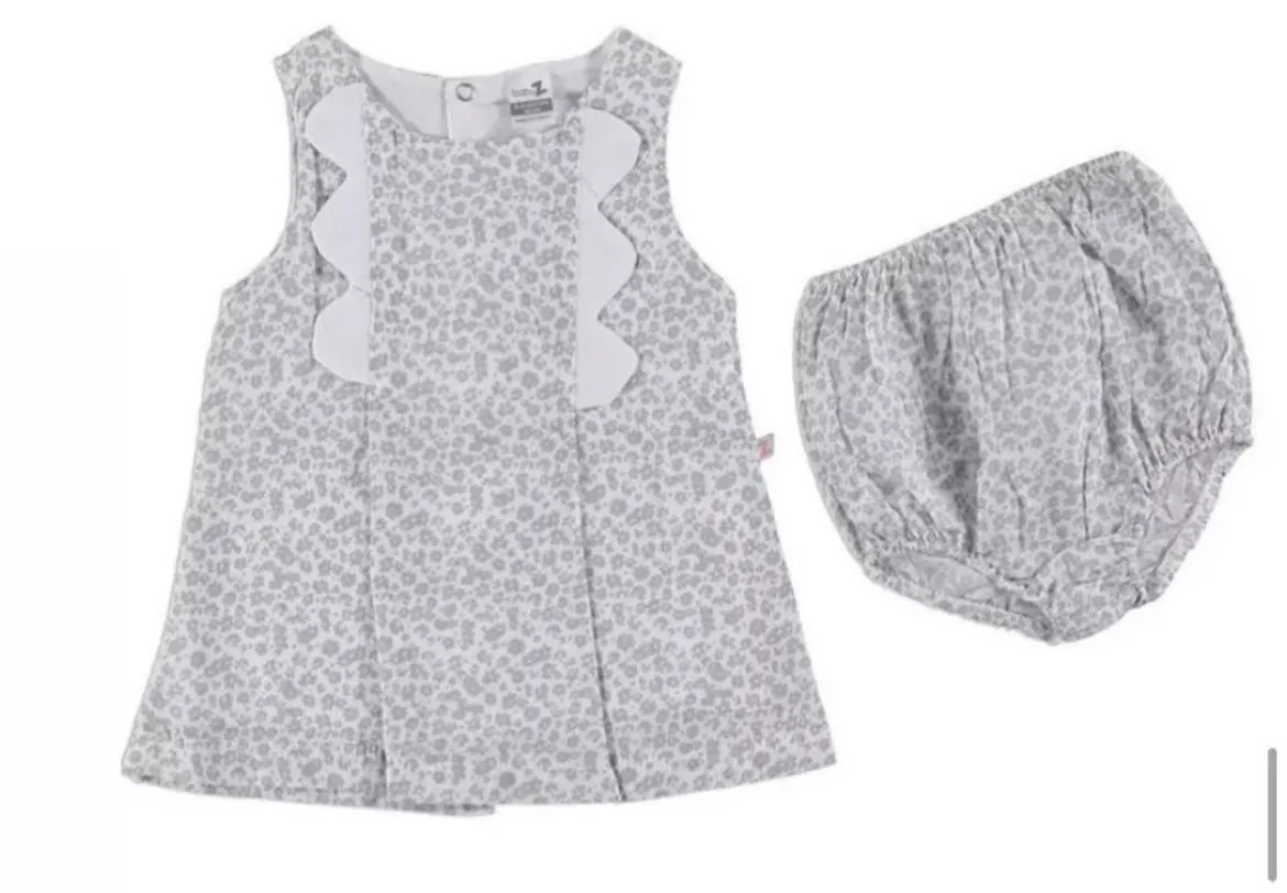 Floral Dress and Pants Set