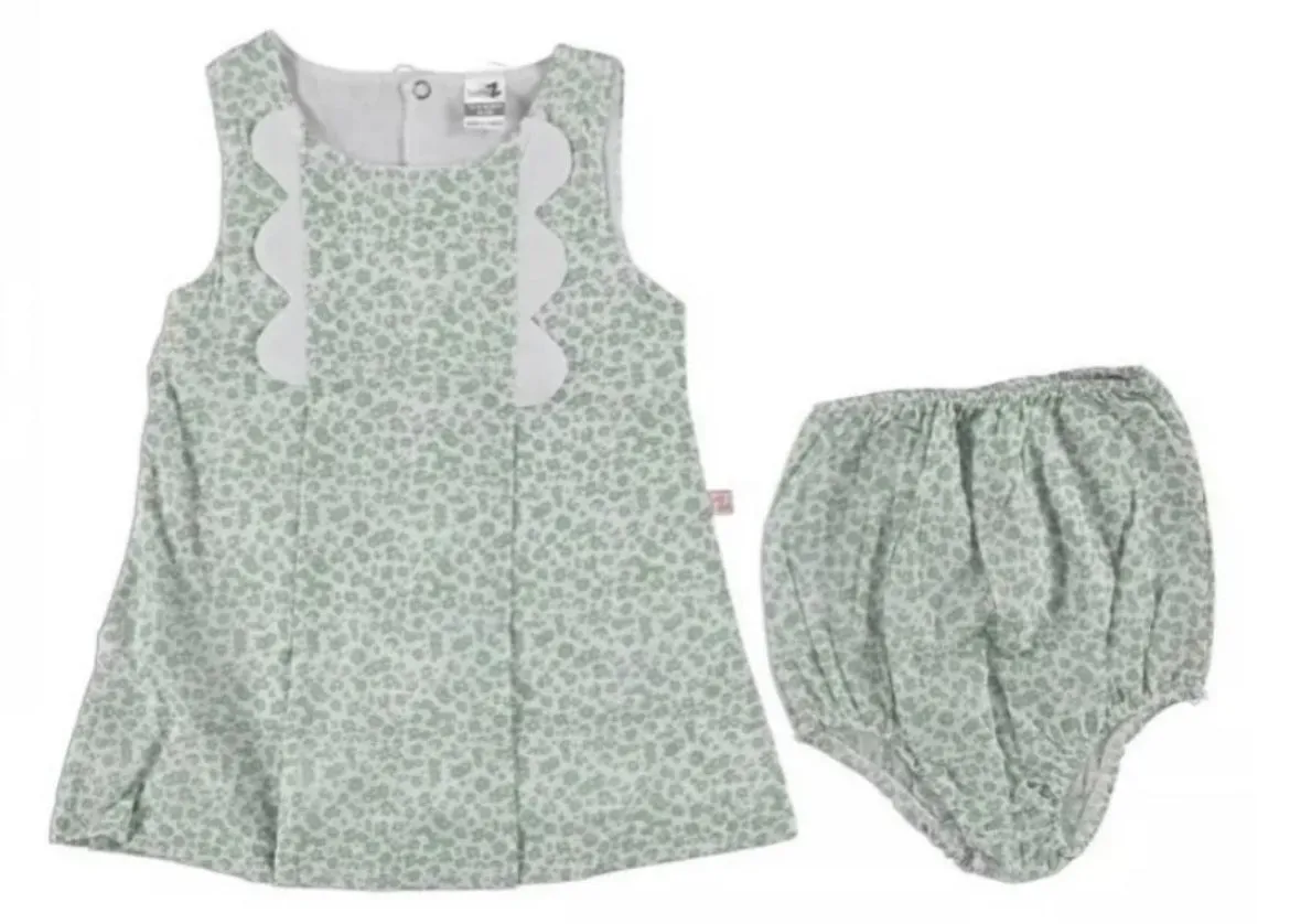 Floral Dress and Pants Set