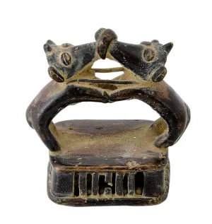 Folkart Animal Brass Figurine in Antique Finish