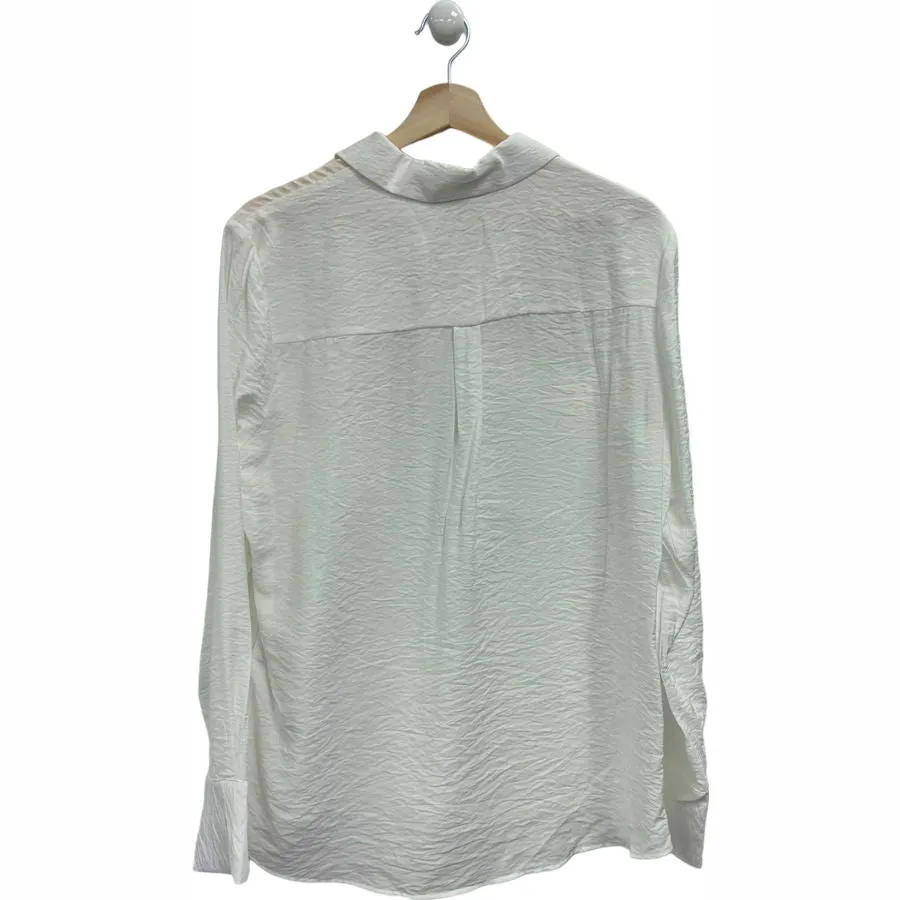 Forever New Porcelain Kelsey Long Sleeve Shirt UK 12