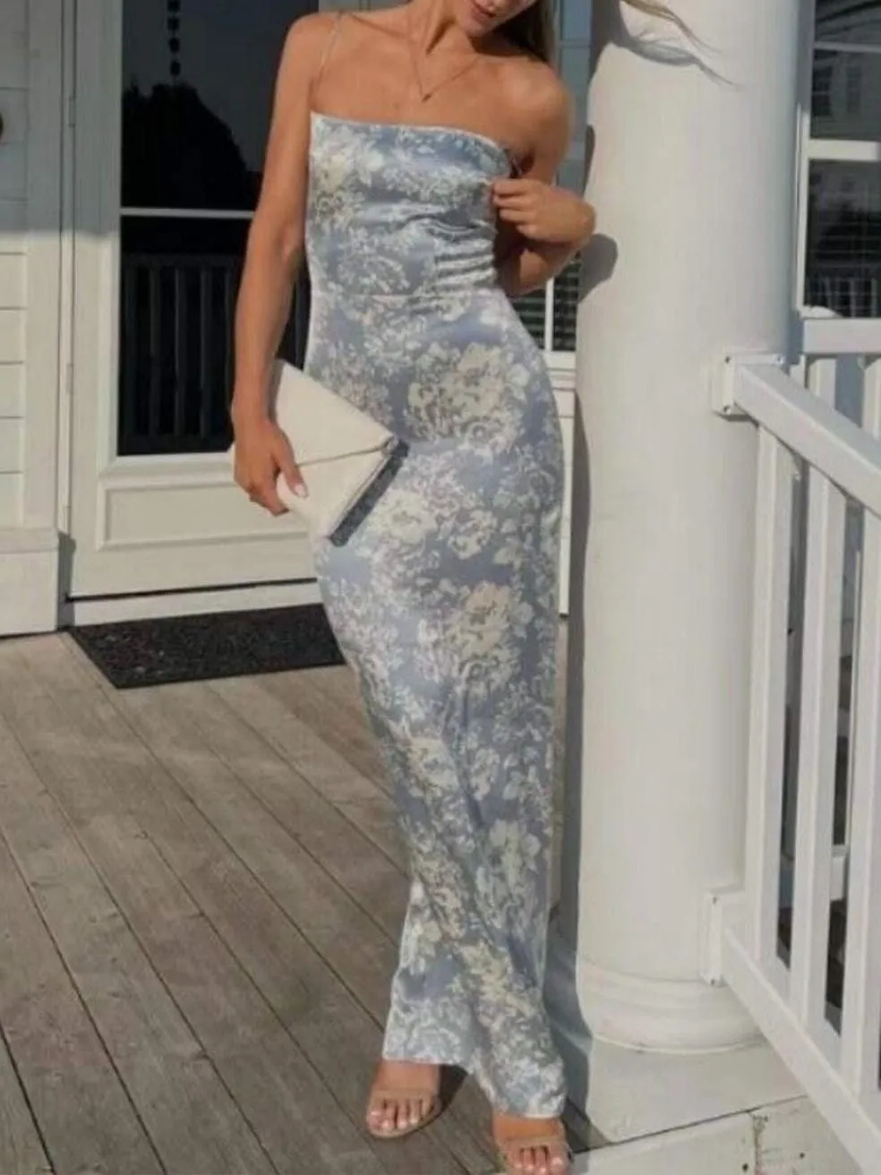 Frankie Dress in Porcelain