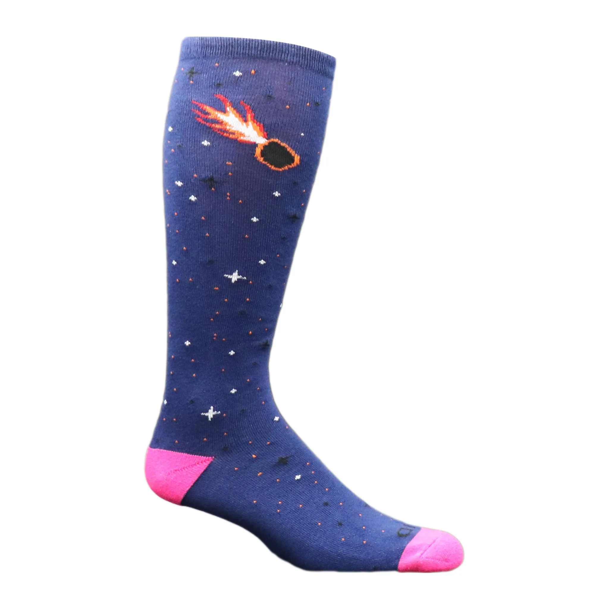 Galaxy Asteroids Knee High Socks