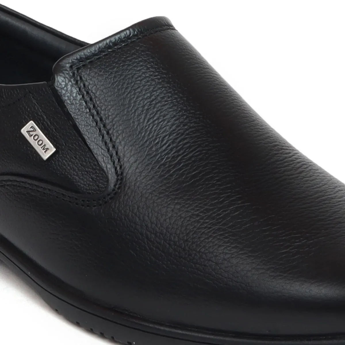 Genuine Leather Black Casual Shoes for Men GM-21