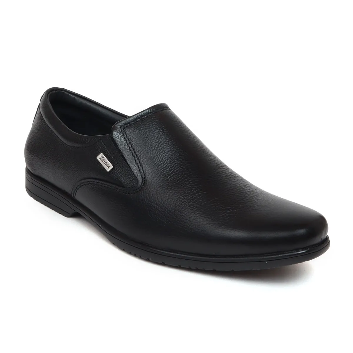 Genuine Leather Black Casual Shoes for Men GM-21
