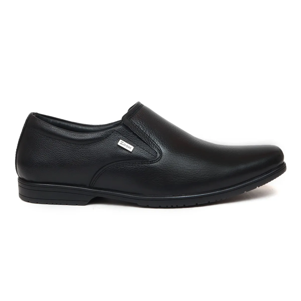 Genuine Leather Black Casual Shoes for Men GM-21