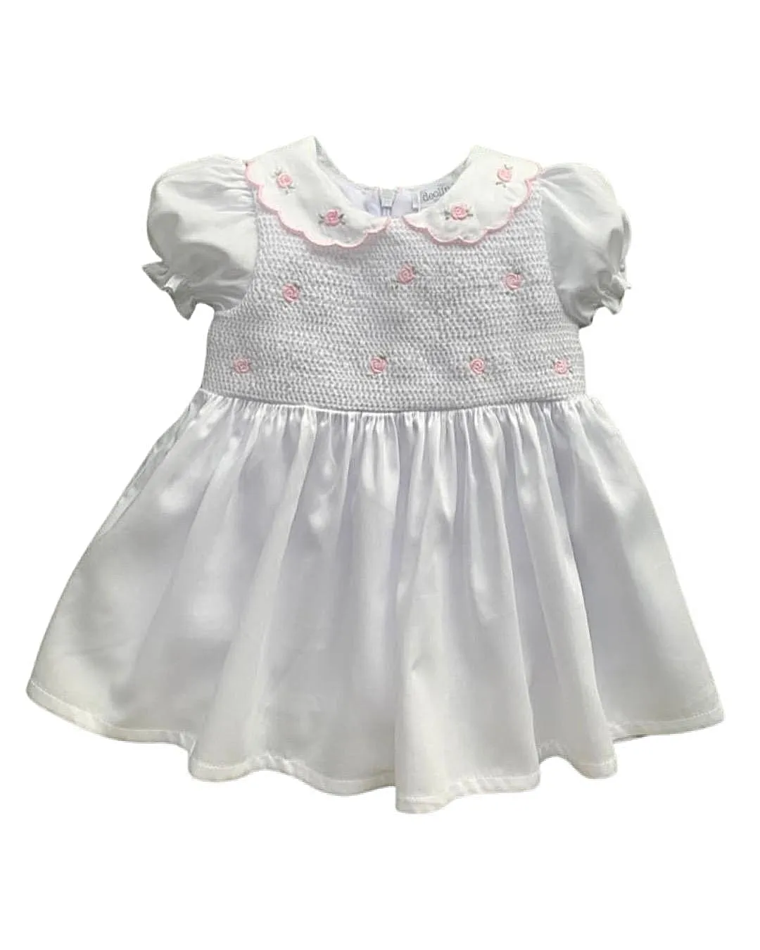 Girls Pink and White occasional dress