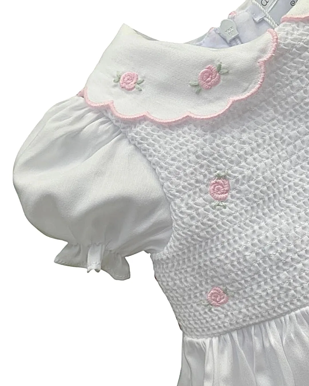 Girls Pink and White occasional dress