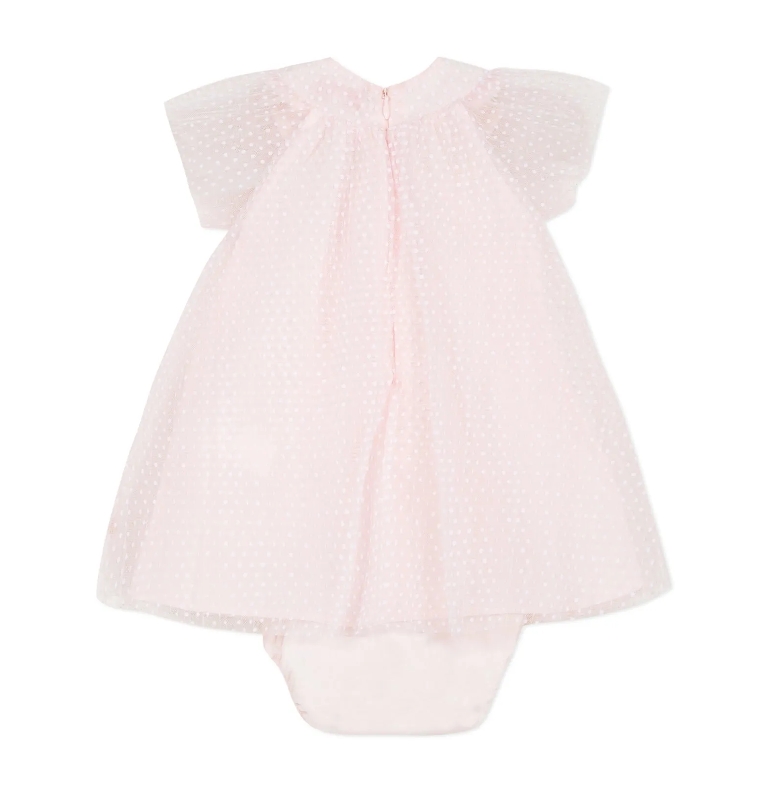 Girls Pink Tulle Dress Set