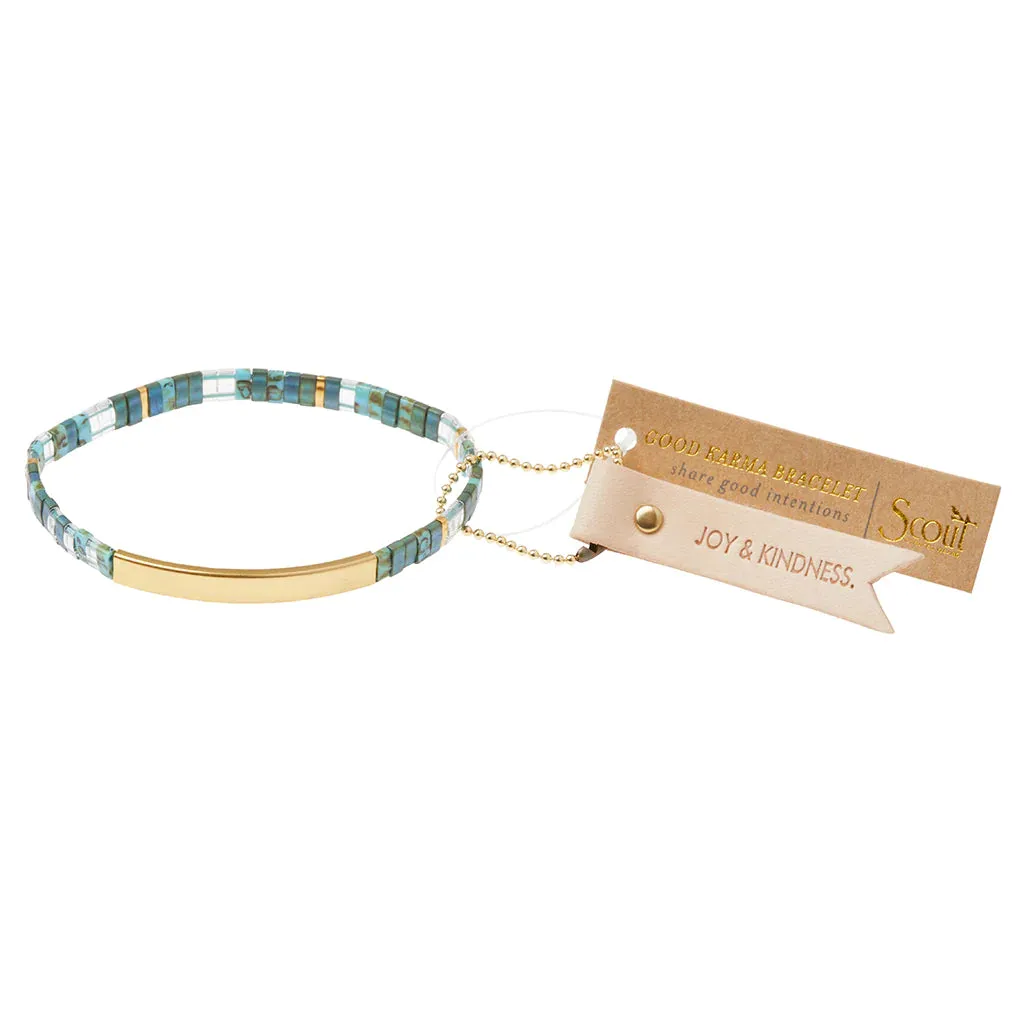 GK019 Good Karma Bracelet Marine Gold