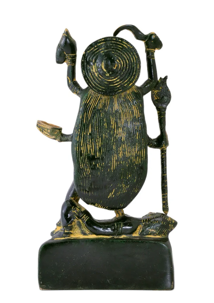 Goddess Kali Brass Statue in Antique Finish