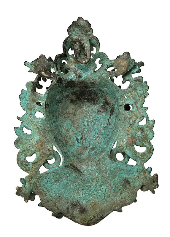 Goddess Tara Wall Mask in Antique Finish
