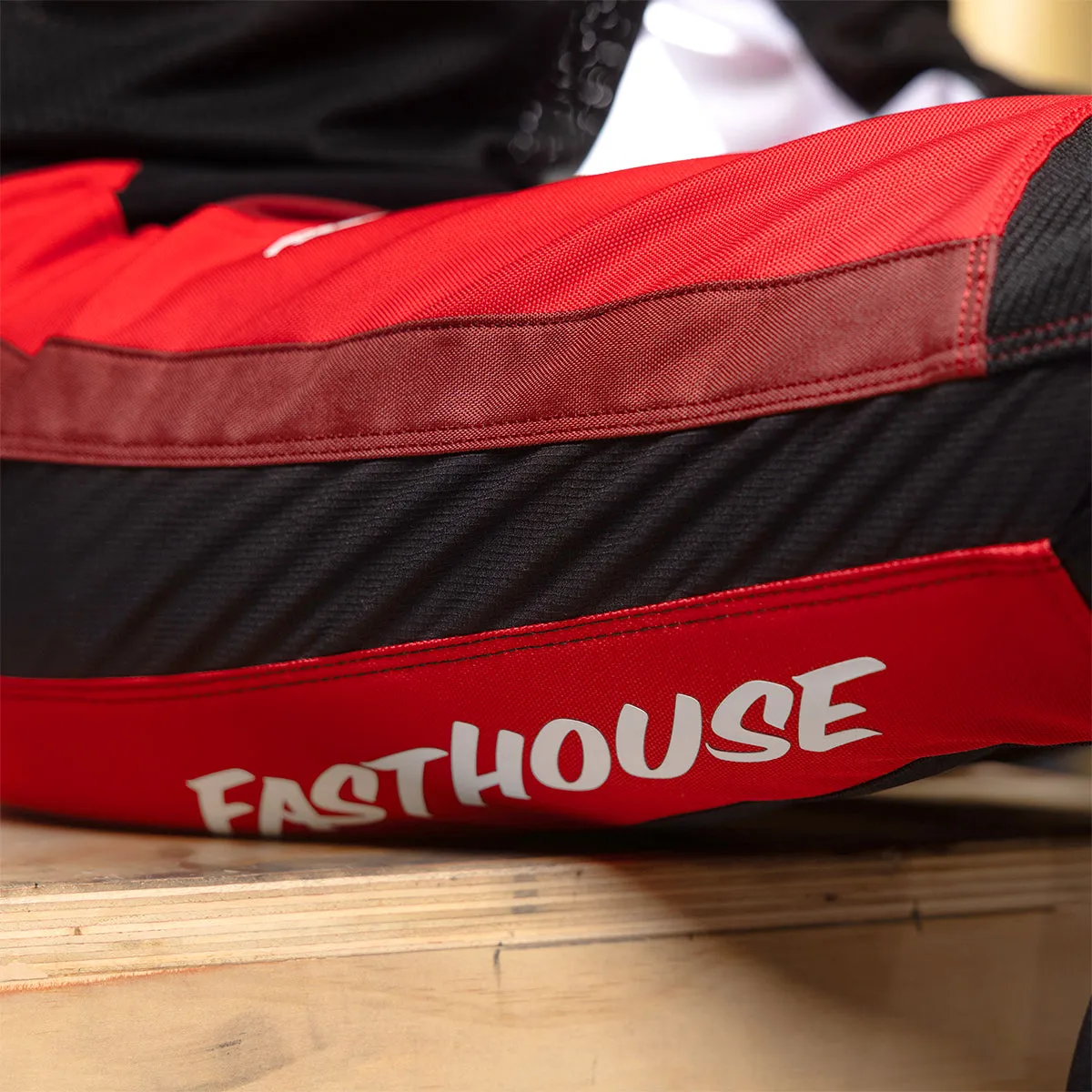 Grindhouse Mod Youth Pant - Red/Black