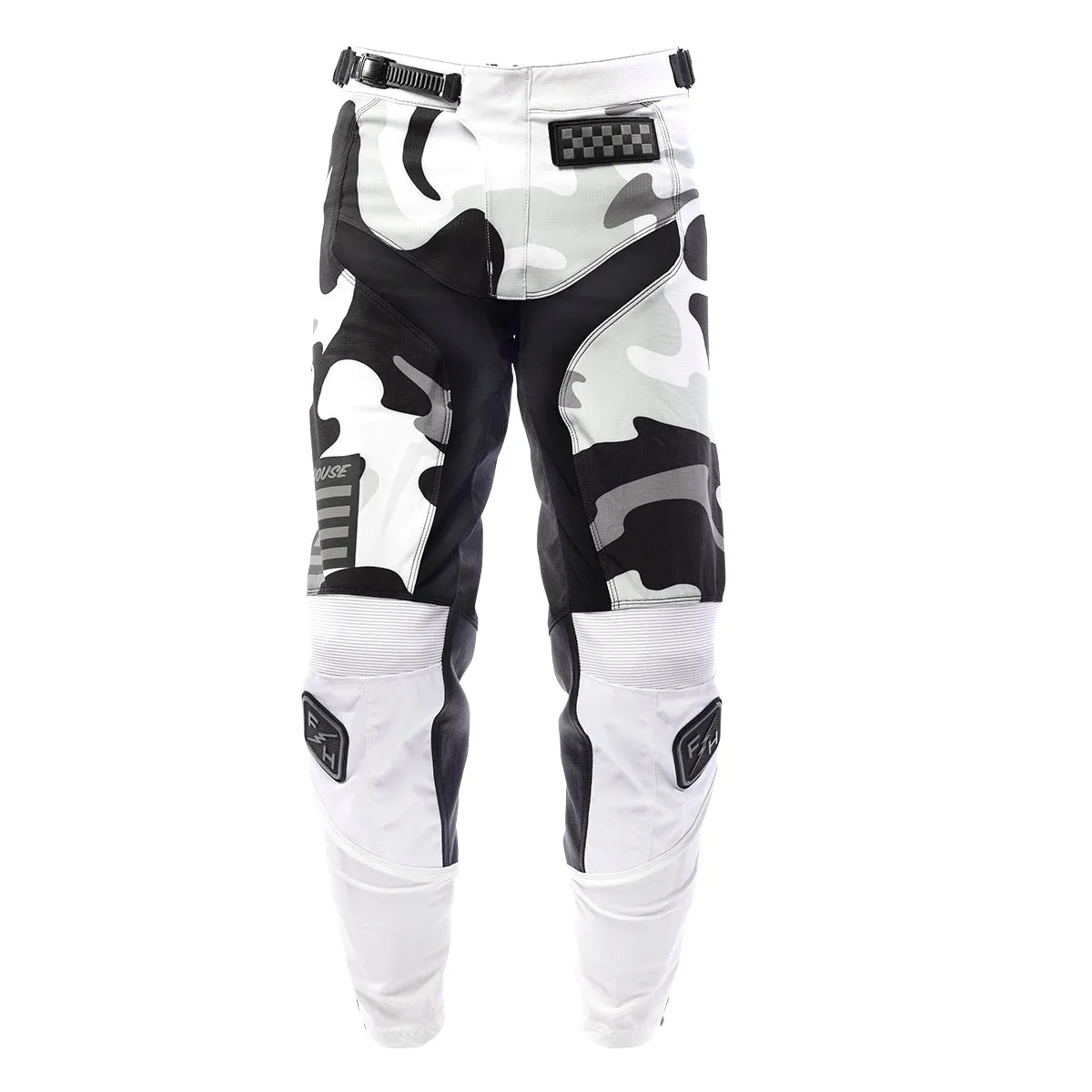 Grindhouse Riot Pant - White/Black