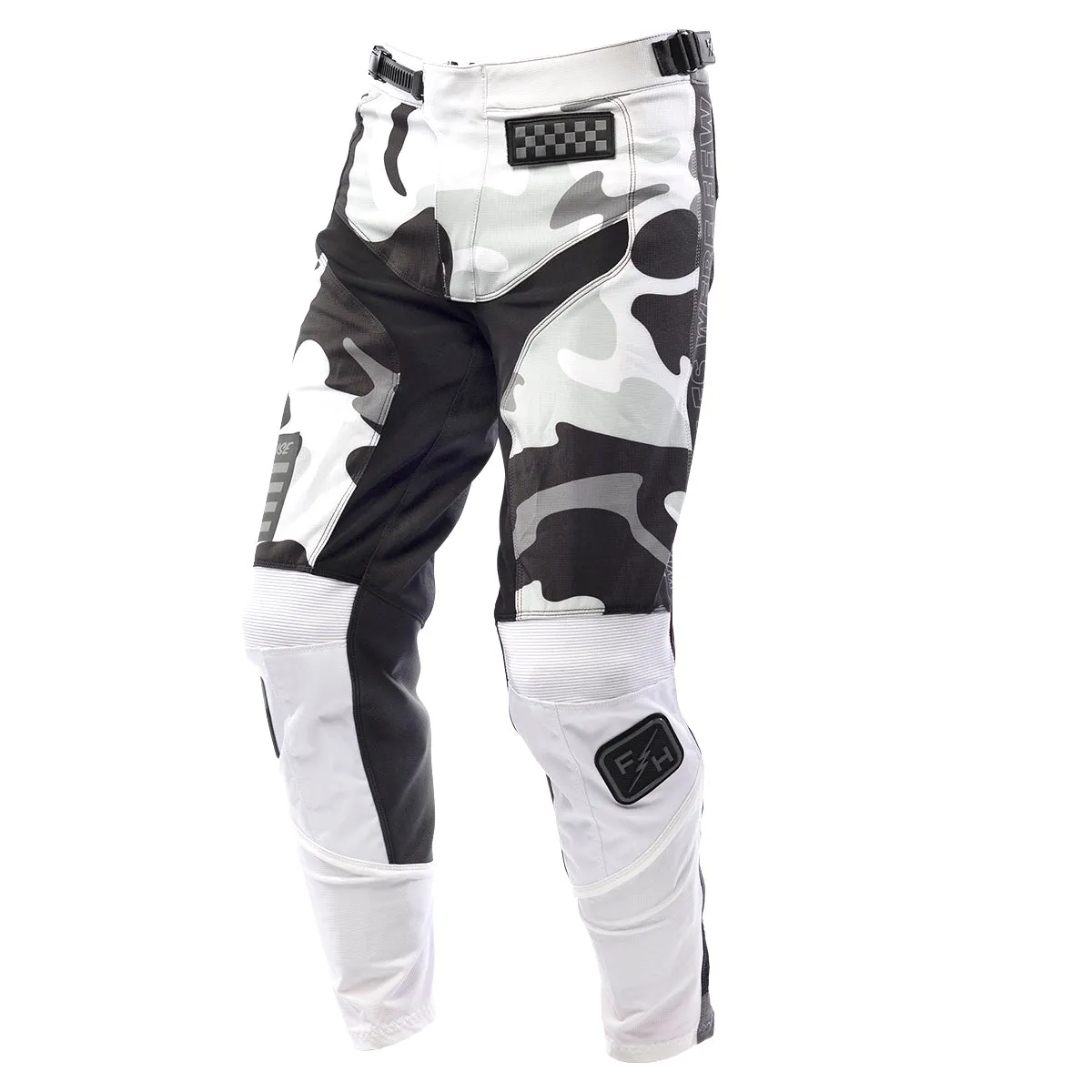 Grindhouse Riot Pant - White/Black
