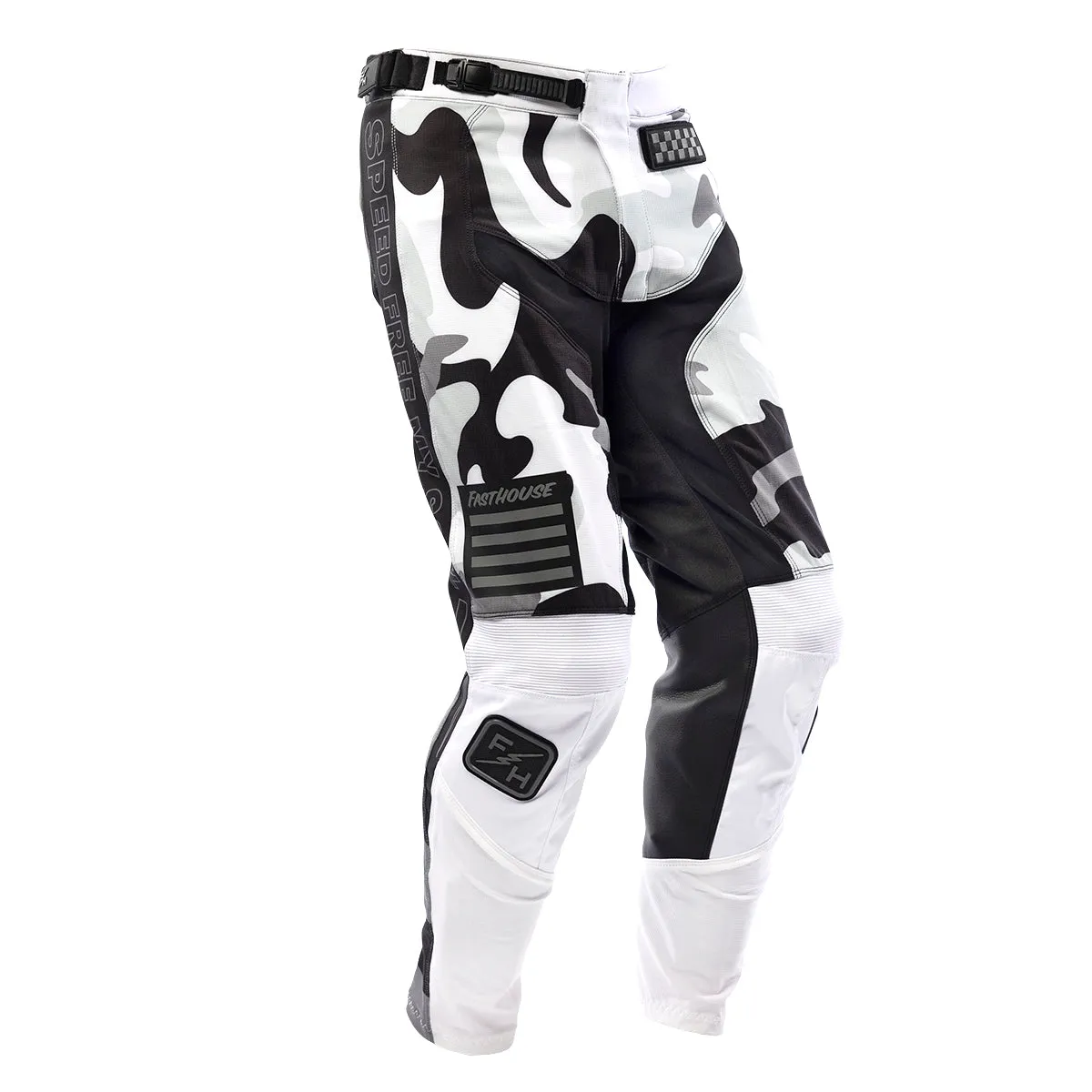 Grindhouse Riot Pant - White/Black
