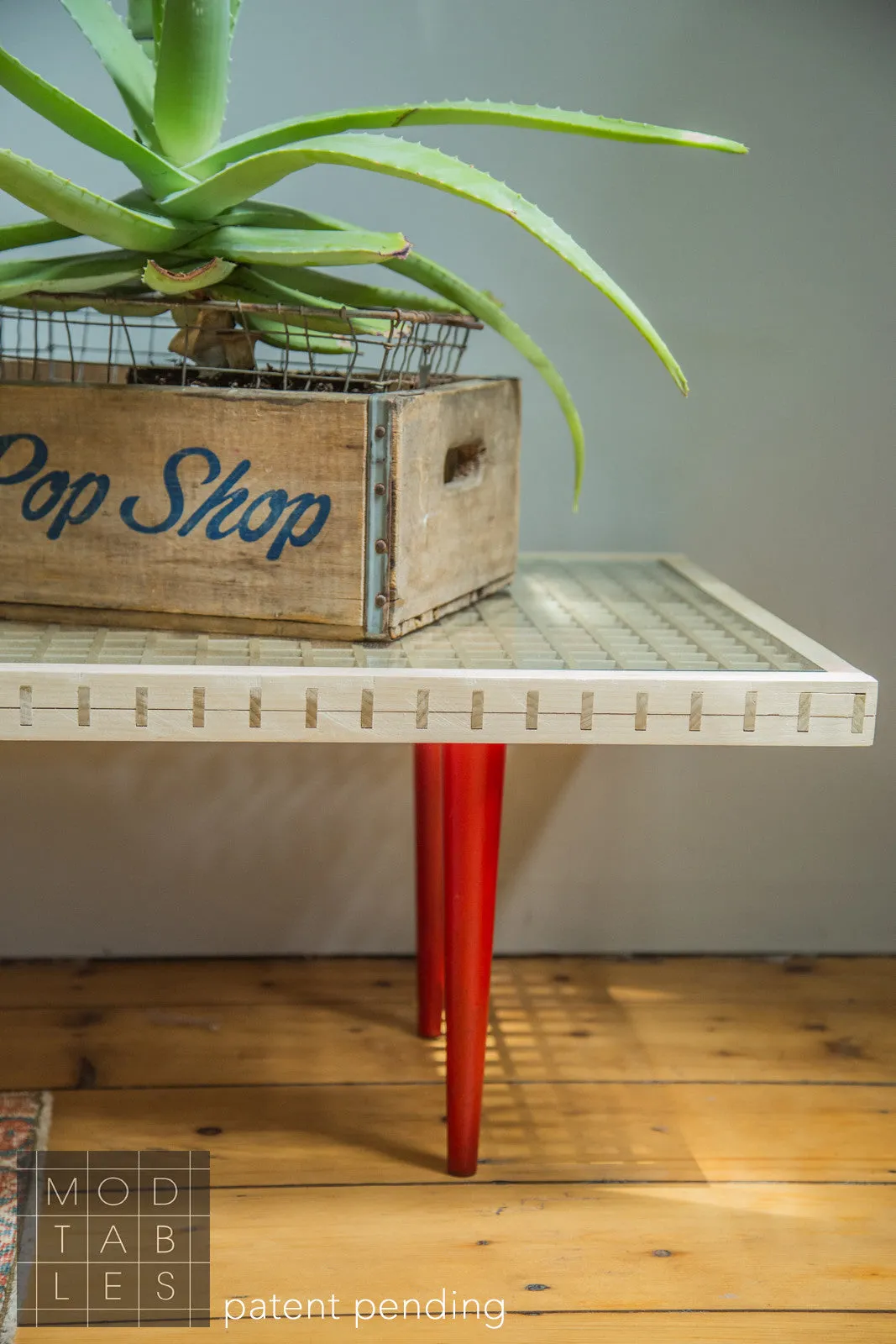 Handmade to Order Wooden Mod Sled Table Limited Edition