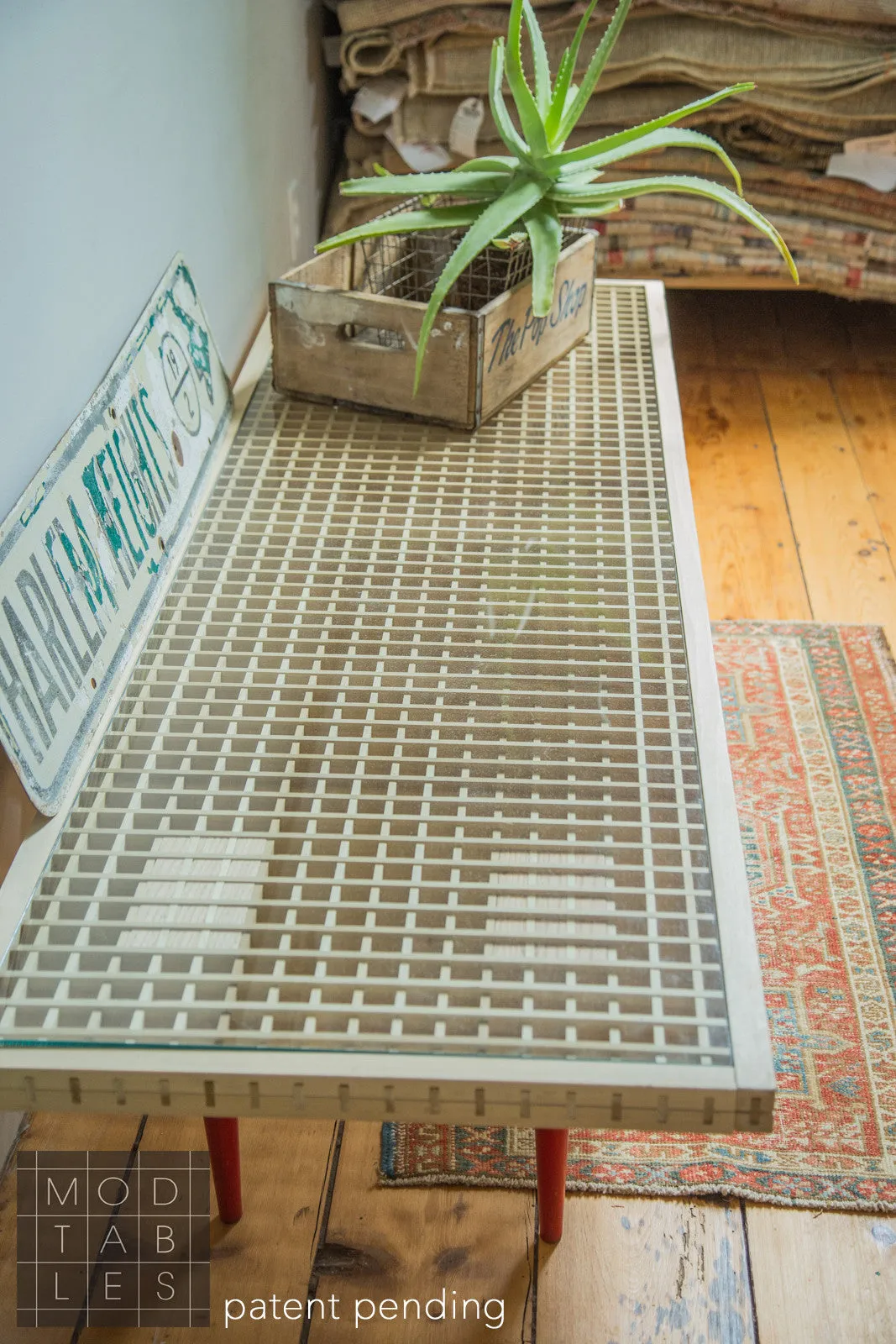 Handmade to Order Wooden Mod Sled Table Limited Edition