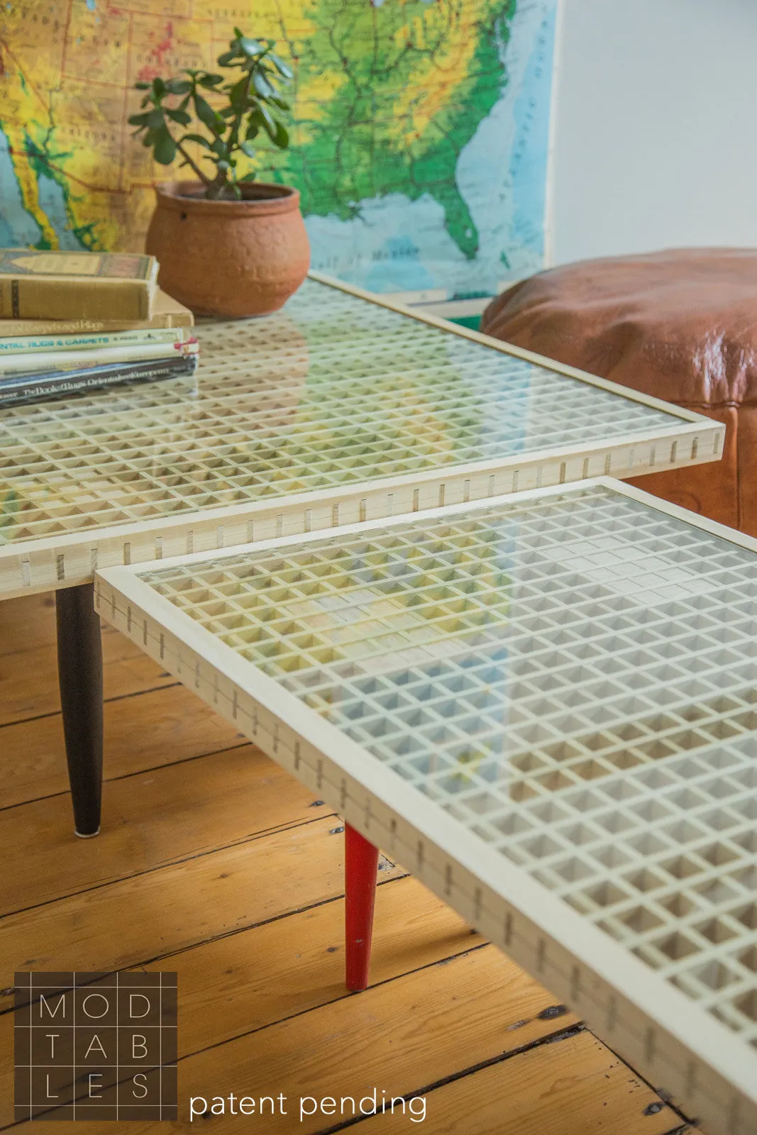 Handmade to Order Wooden Mod Sled Table Limited Edition