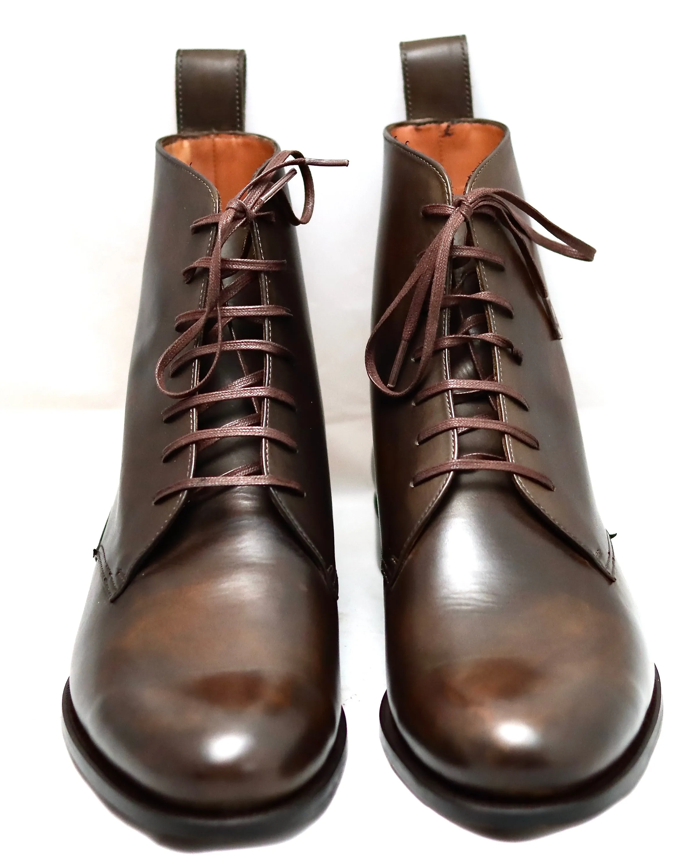 Heel cap derby Boot  | Dark walnut  | calf