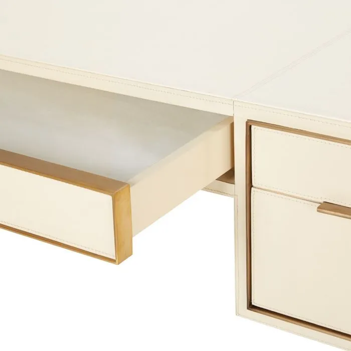 Henri Leather Desk