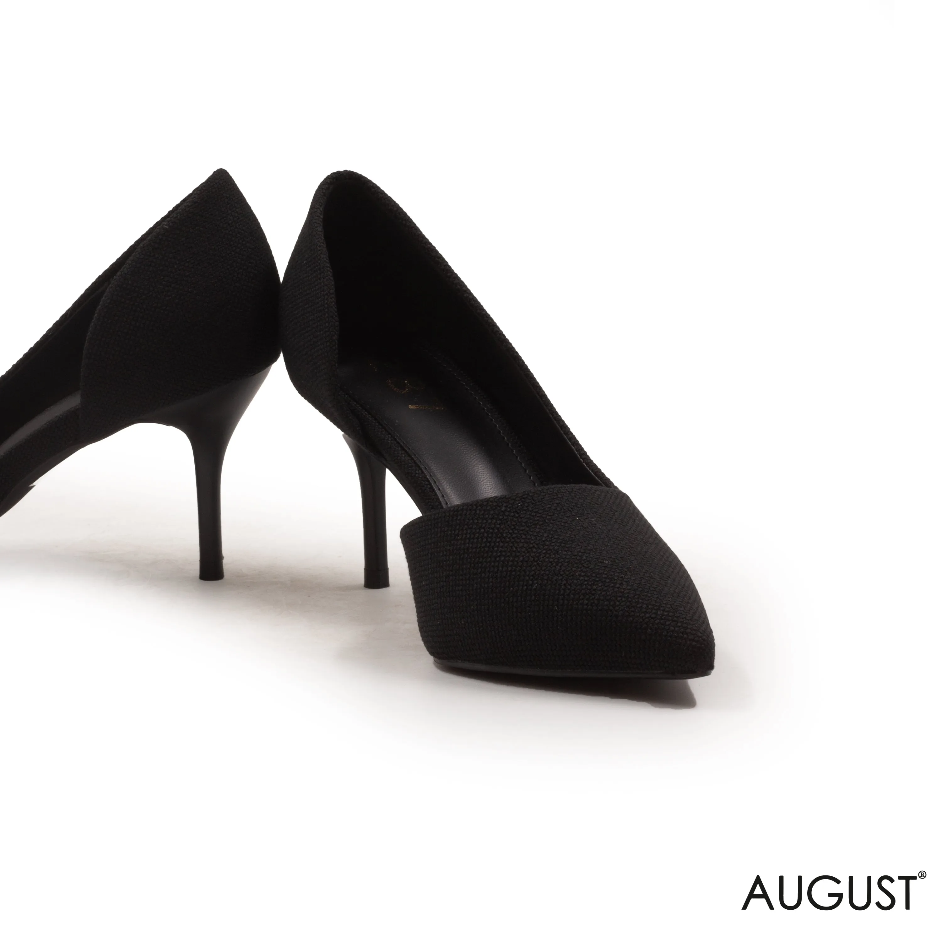 HIGH-HEEL FABRIC SHOES