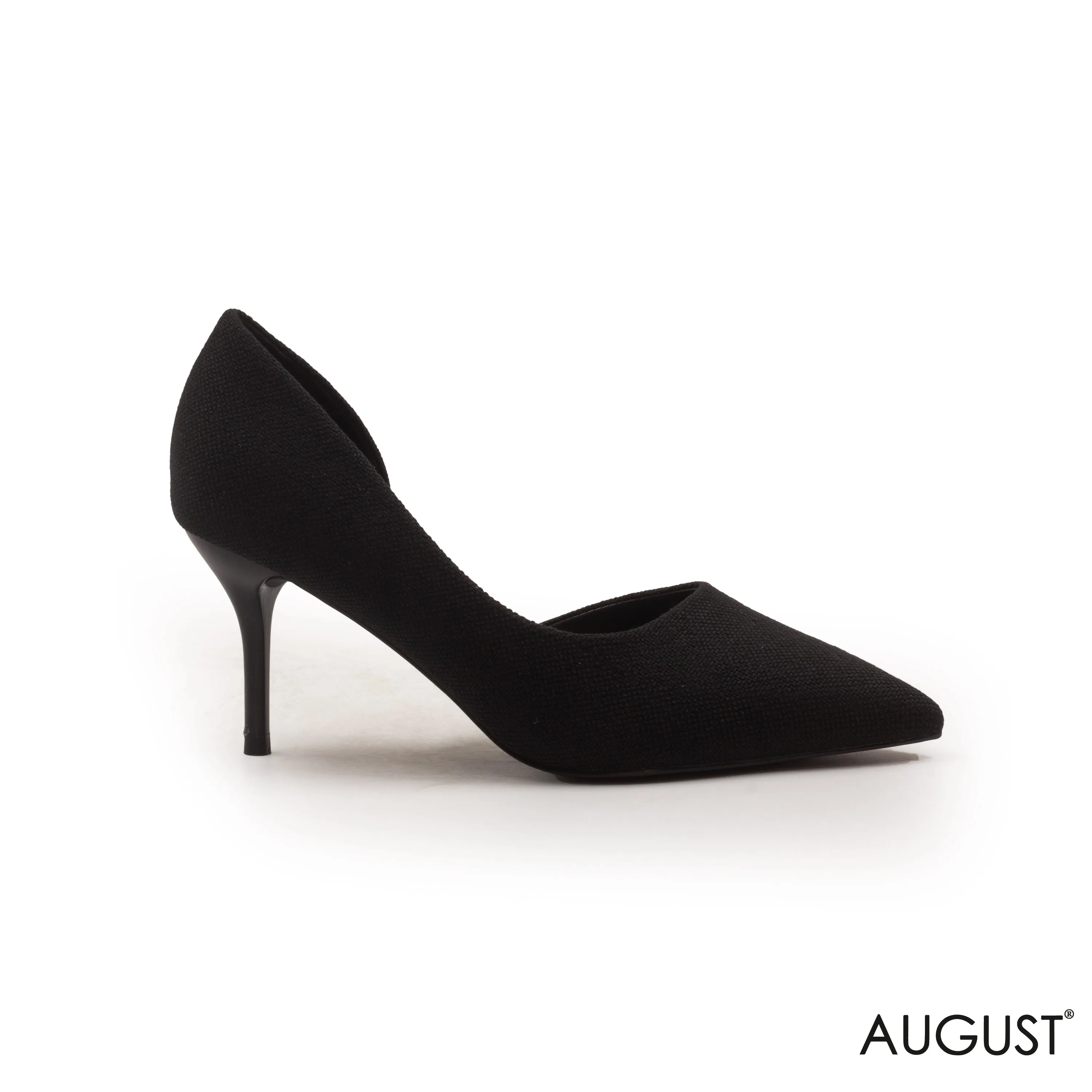 HIGH-HEEL FABRIC SHOES