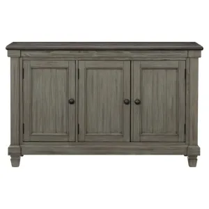 Homelegance Granby Server in Coffee and Antique Gray 5627GY-40