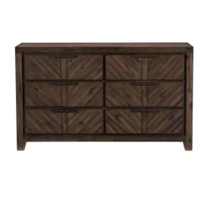 Homelegance Parnell Dresser in Rustic Cherry 1648-5