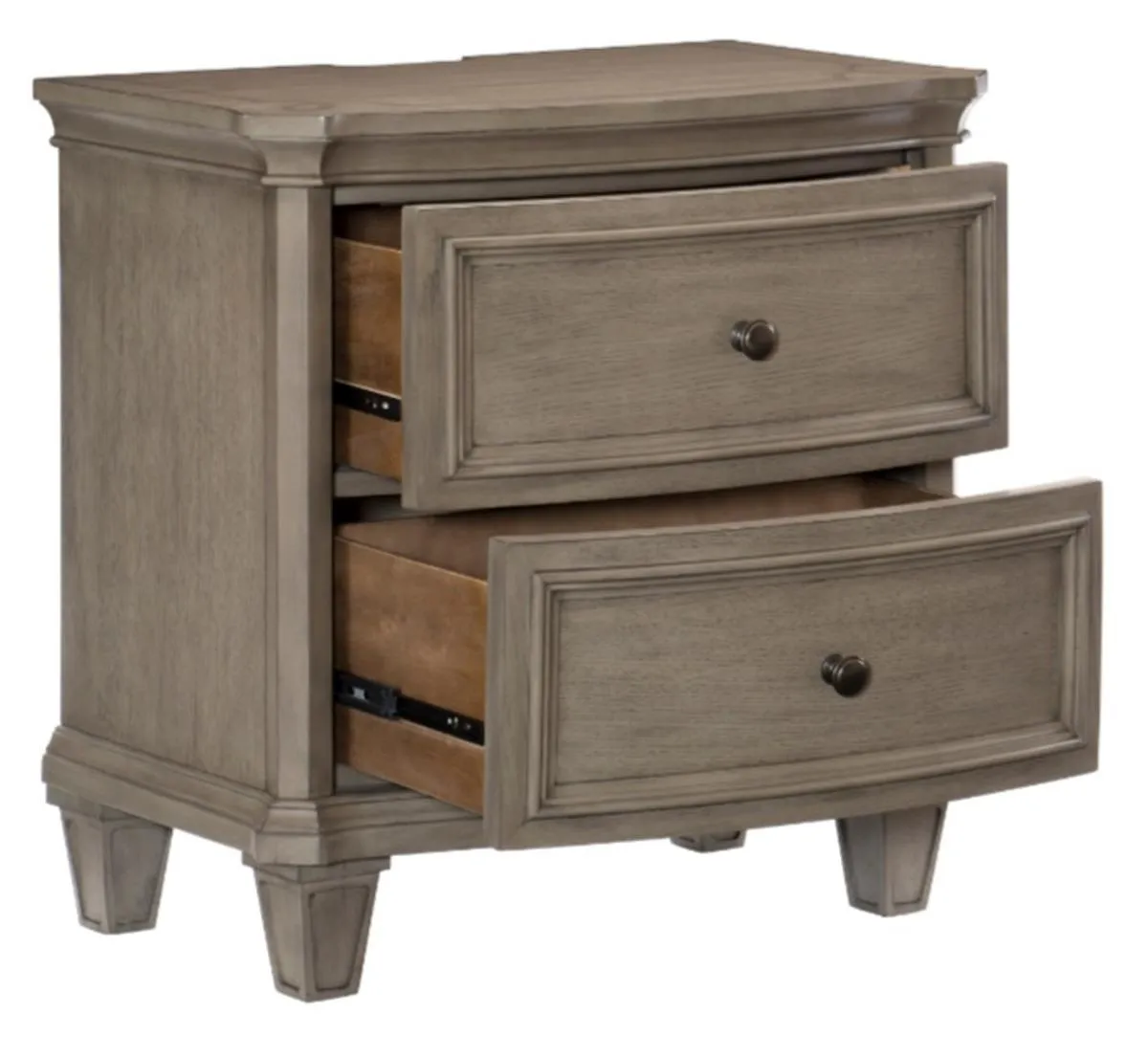 Homelegance Vermillion Nightstand in Gray 5442-4
