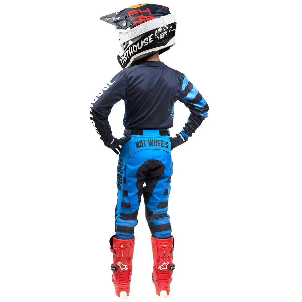Hot Wheels Grindhouse Youth Pant - Electric Blue