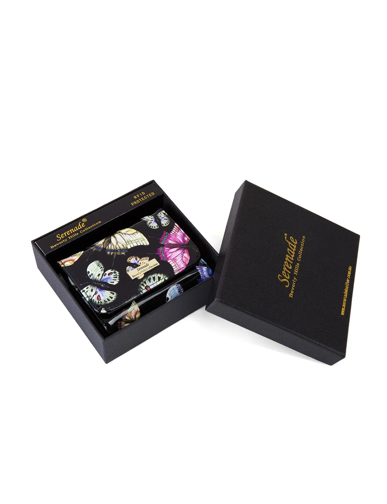IMPERIA SML PATENT LEATHER WALLET WITH RFID-WSF2903- NEW IN