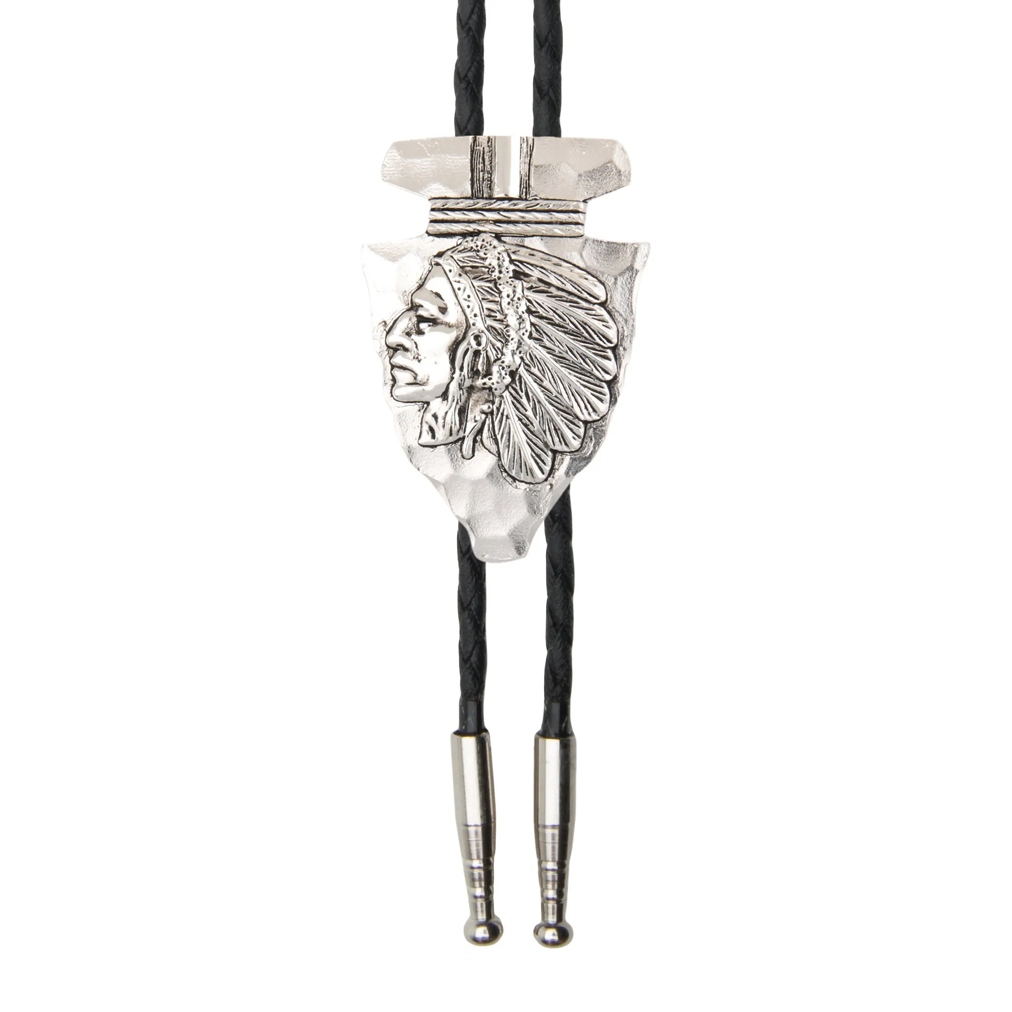 Indian Hammered Arrowhead Bolo