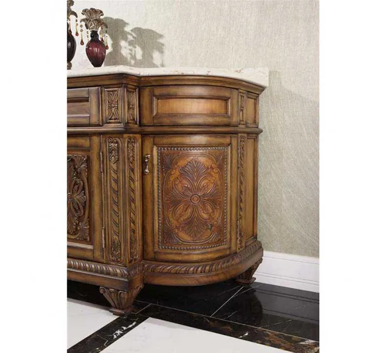 InFurniture 70" Solid Wood Sink Vanity With No Faucet WB-2871L