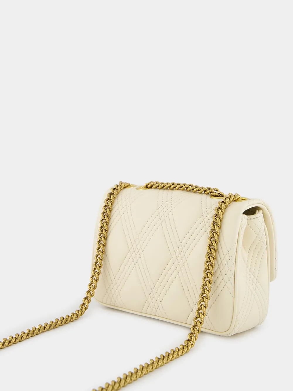 Ivory Quiltie 67 Small Shoulder Bag