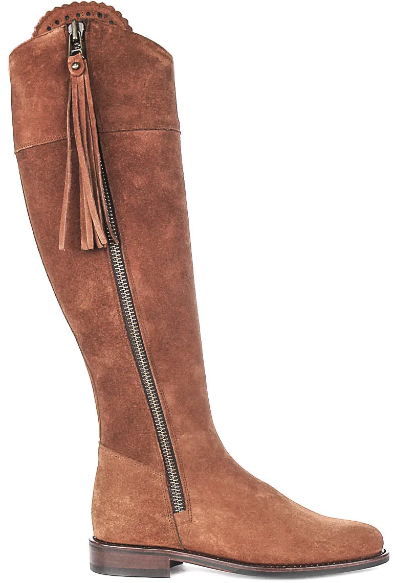 Justinreess England Valentina Regular Fit In Tan Brown For Women