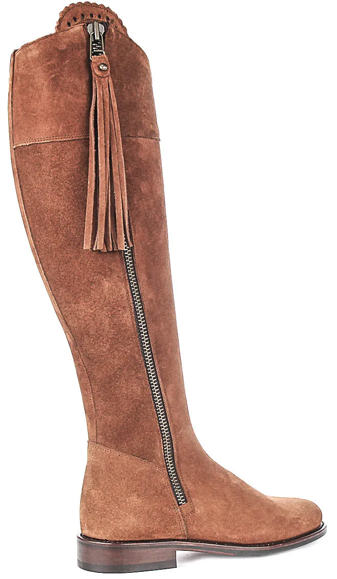 Justinreess England Valentina Regular Fit In Tan Brown For Women