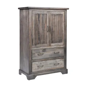 Kaycee Rustic Farmhouse Armoire