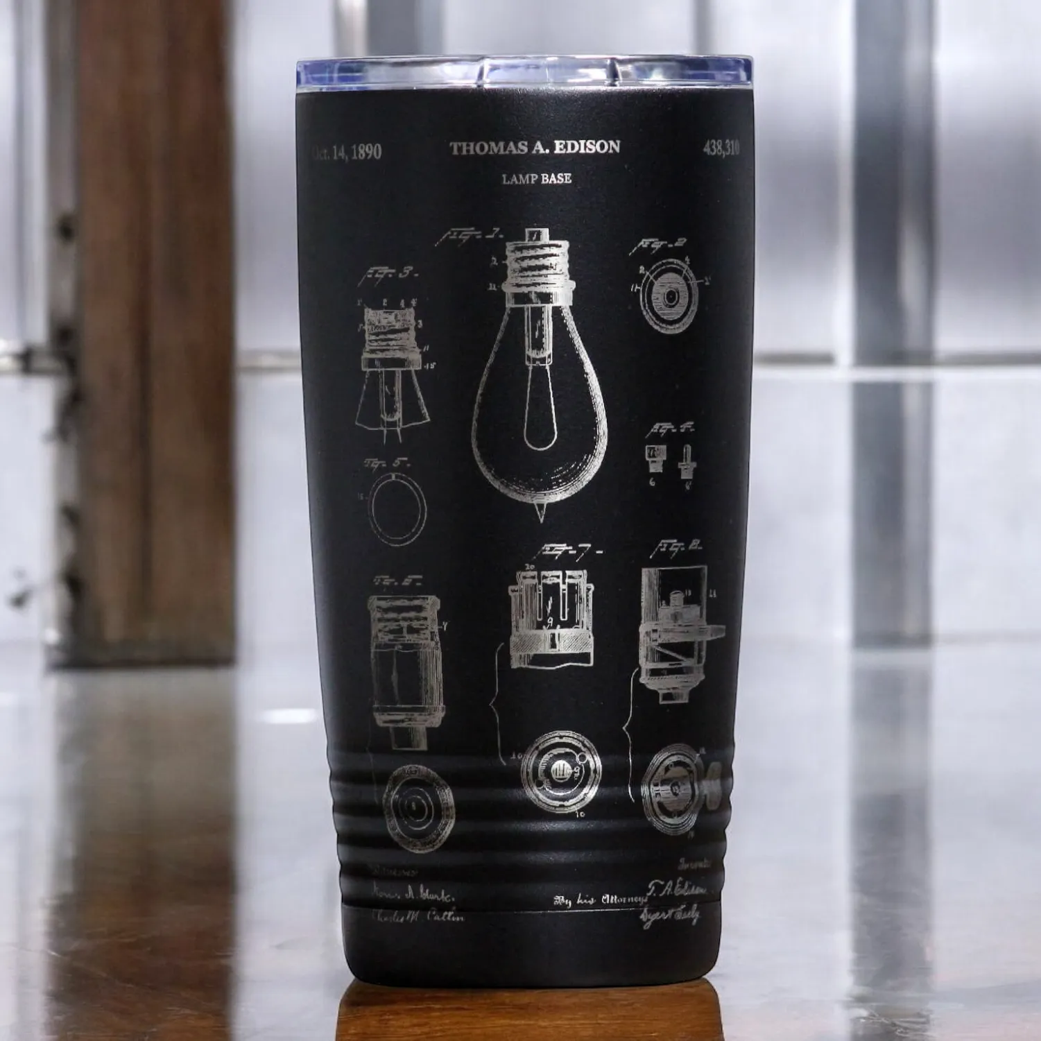 Lamp Base Patent Tumbler