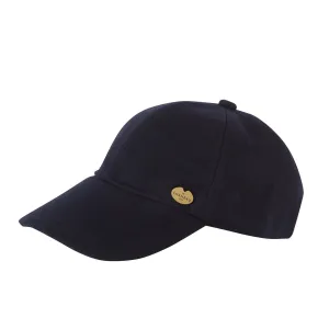LE CHAMEAU Melton Wool Cap - Bleu Fonce