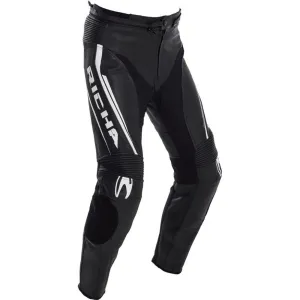 Leather Motorcycle Trousers Richa Assen, Black/White