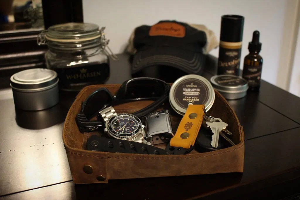 Leather Valet Tray