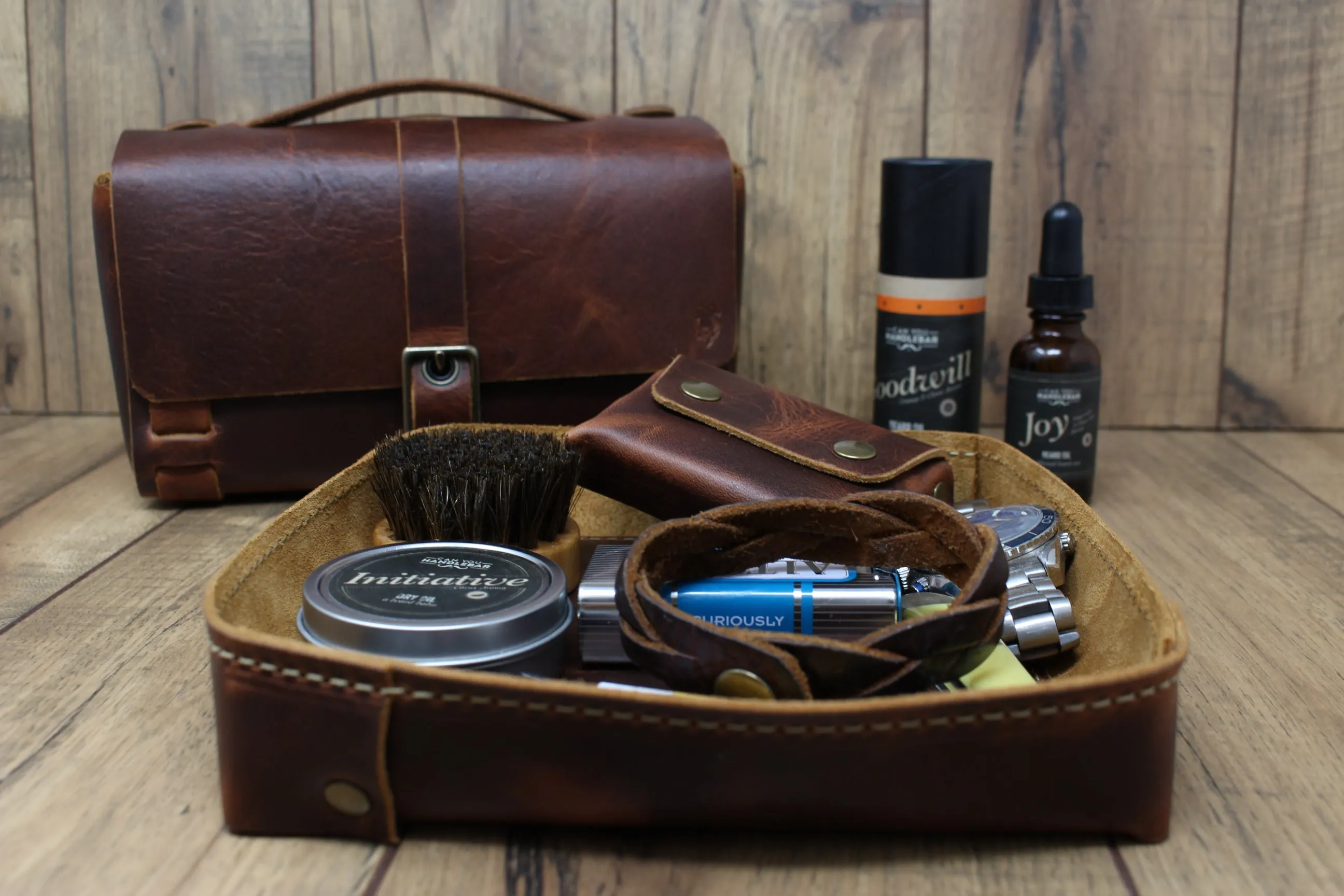 Leather Valet Tray