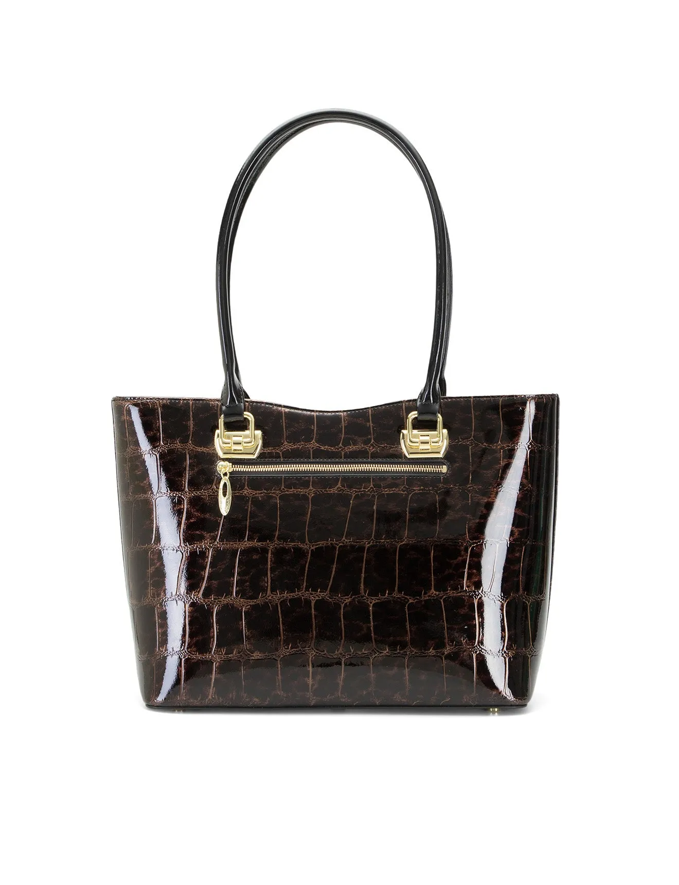 LEOPARD LARGE LEATHER TOTE BAG-H7-0285