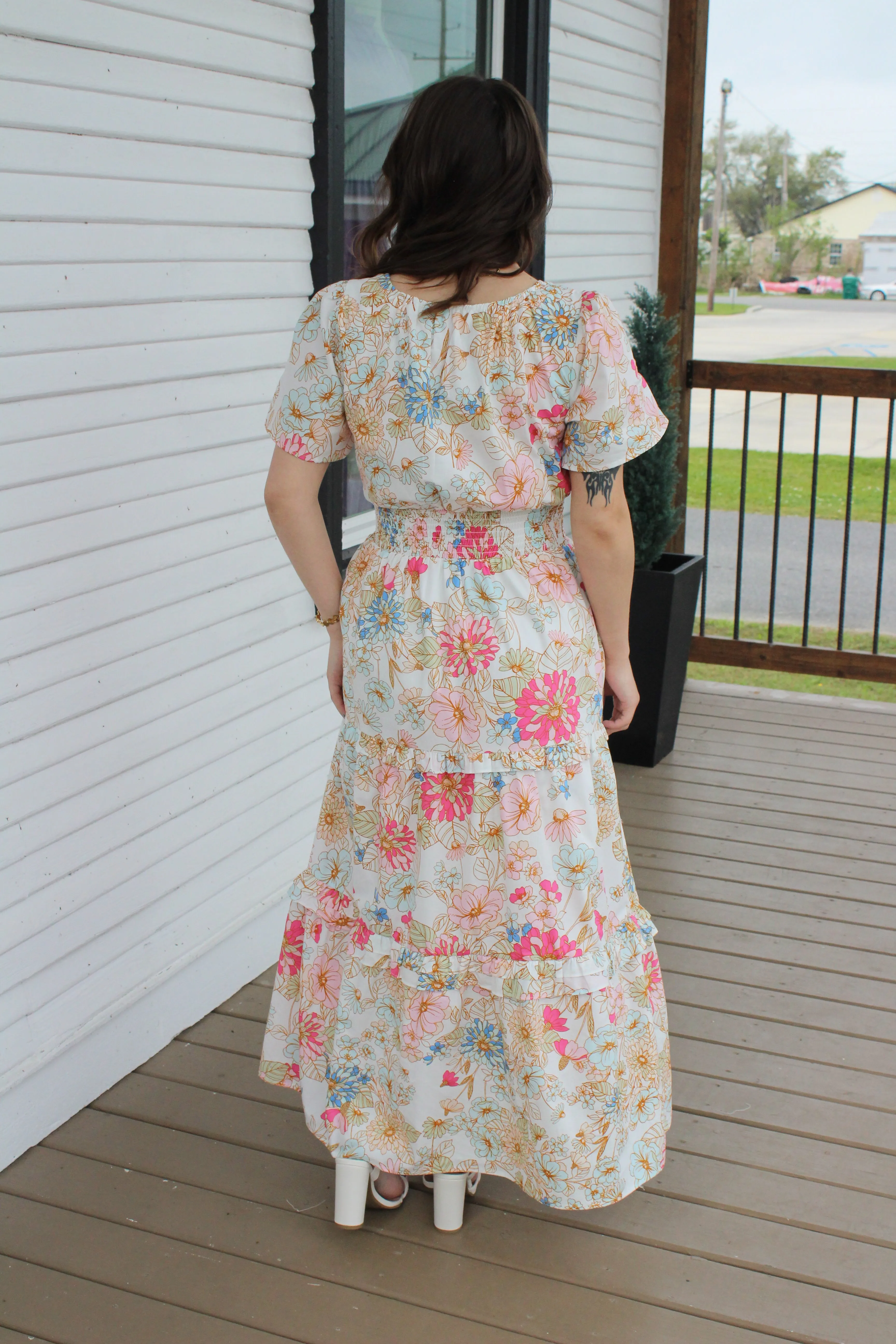 Lily Poplin Maxi Dress