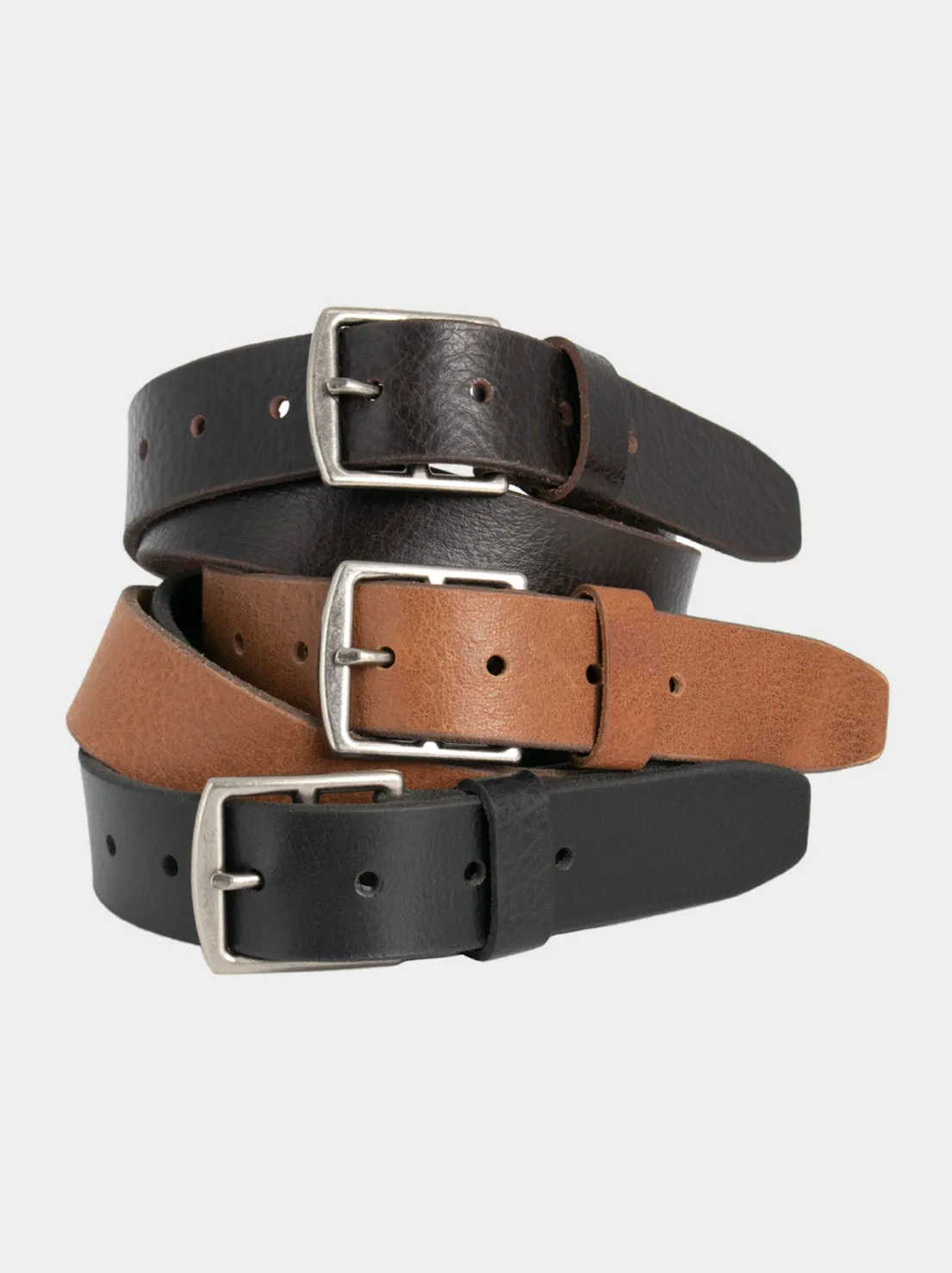 Loop Leather - State Route Belt - Chocolate