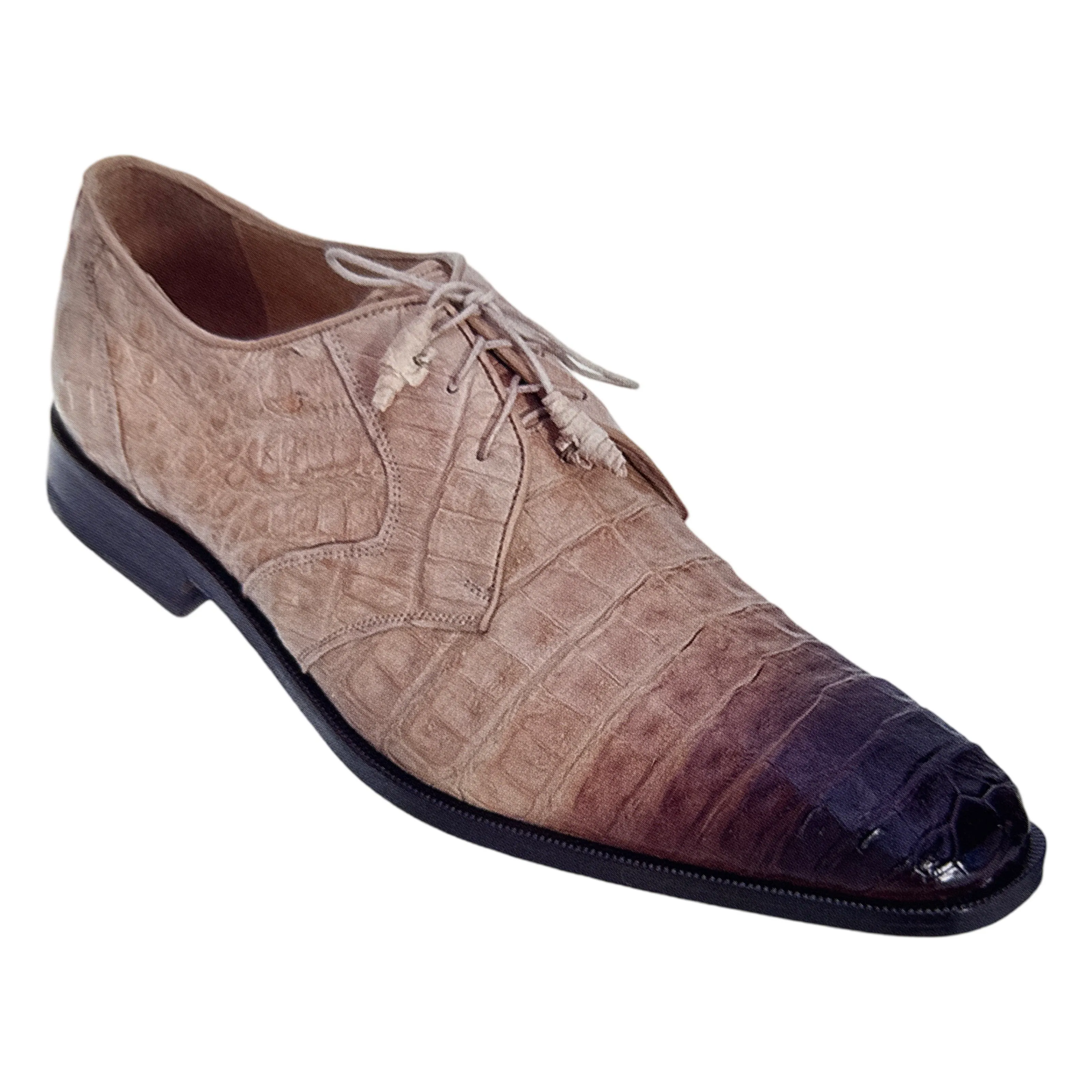 Los Altos Faded Oryx Crocodile Dress Shoes