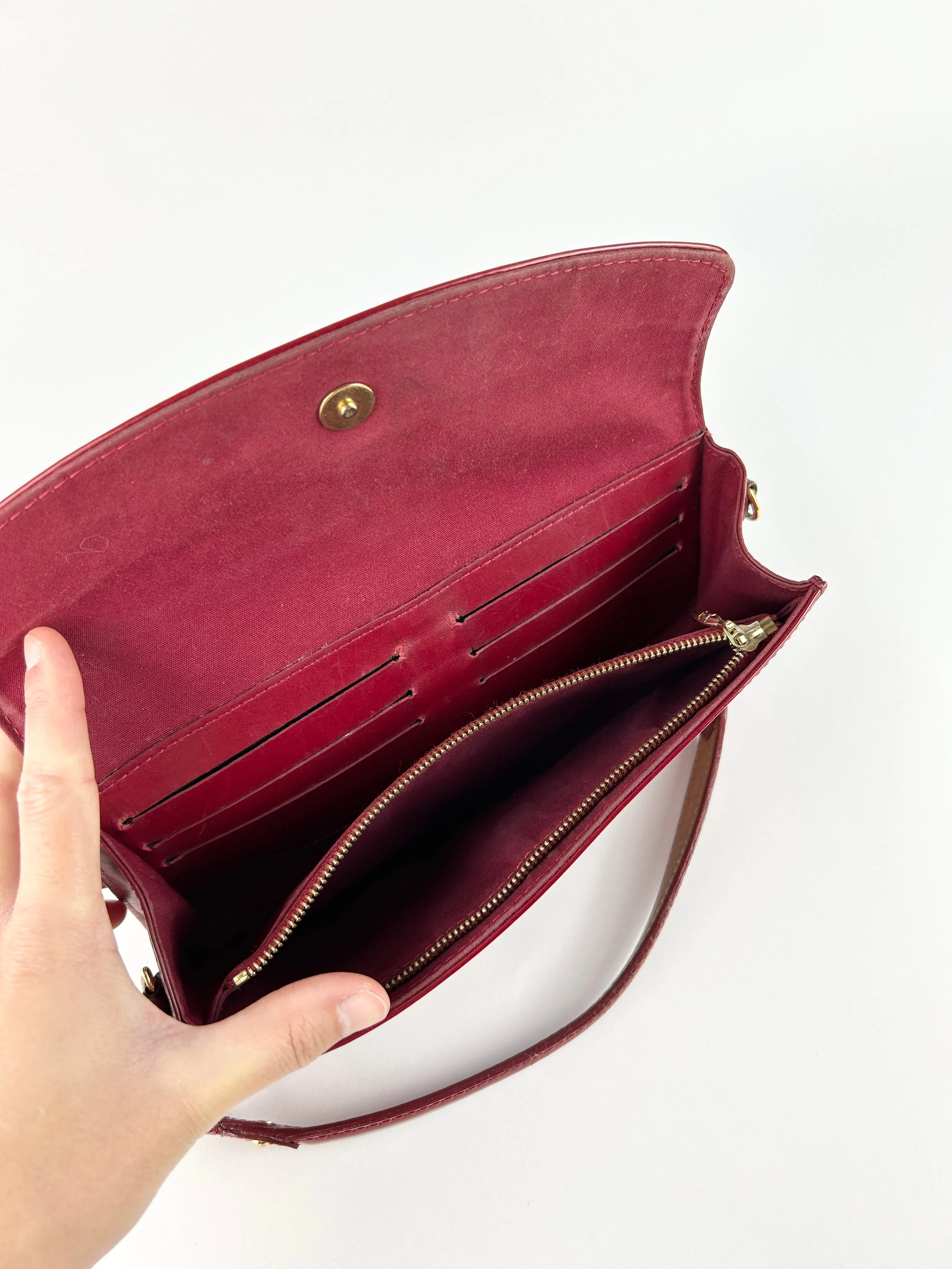 Louis Vuitton Sunset Boulevard Vernis Red Shoulder Bag (2007)