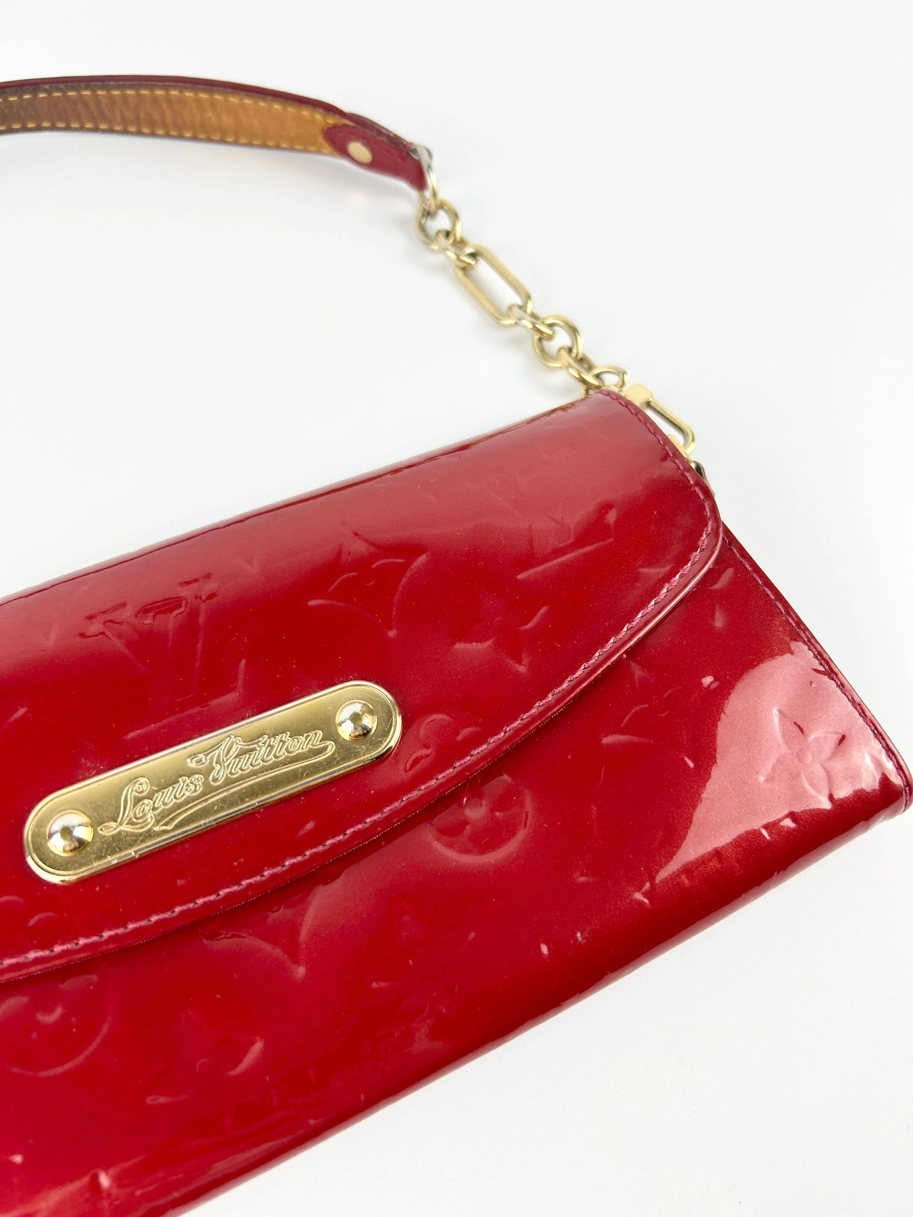 Louis Vuitton Sunset Boulevard Vernis Red Shoulder Bag (2007)