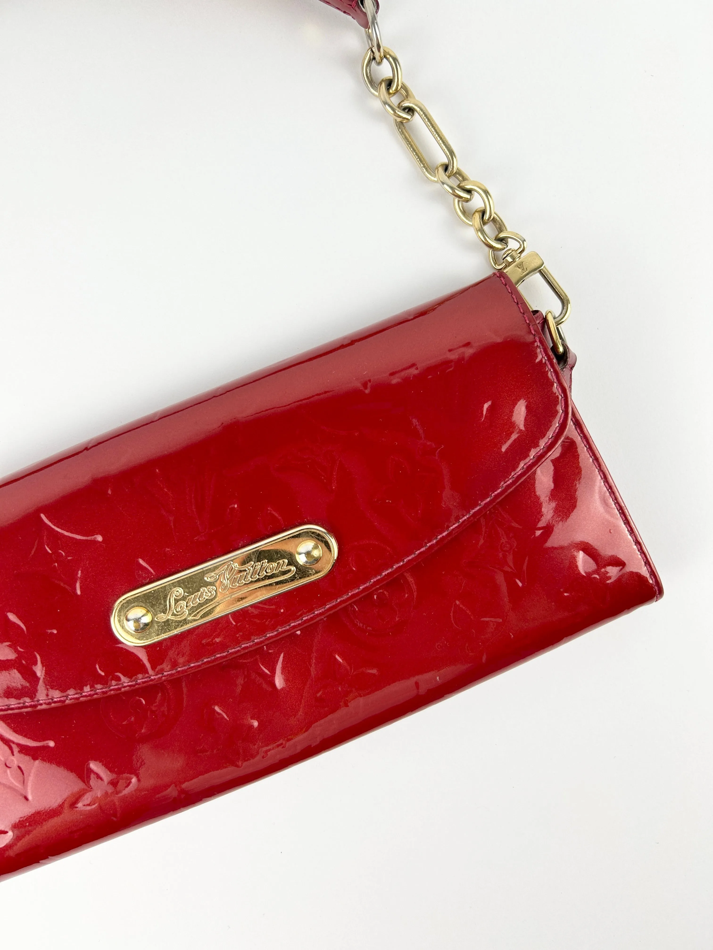 Louis Vuitton Sunset Boulevard Vernis Red Shoulder Bag (2007)
