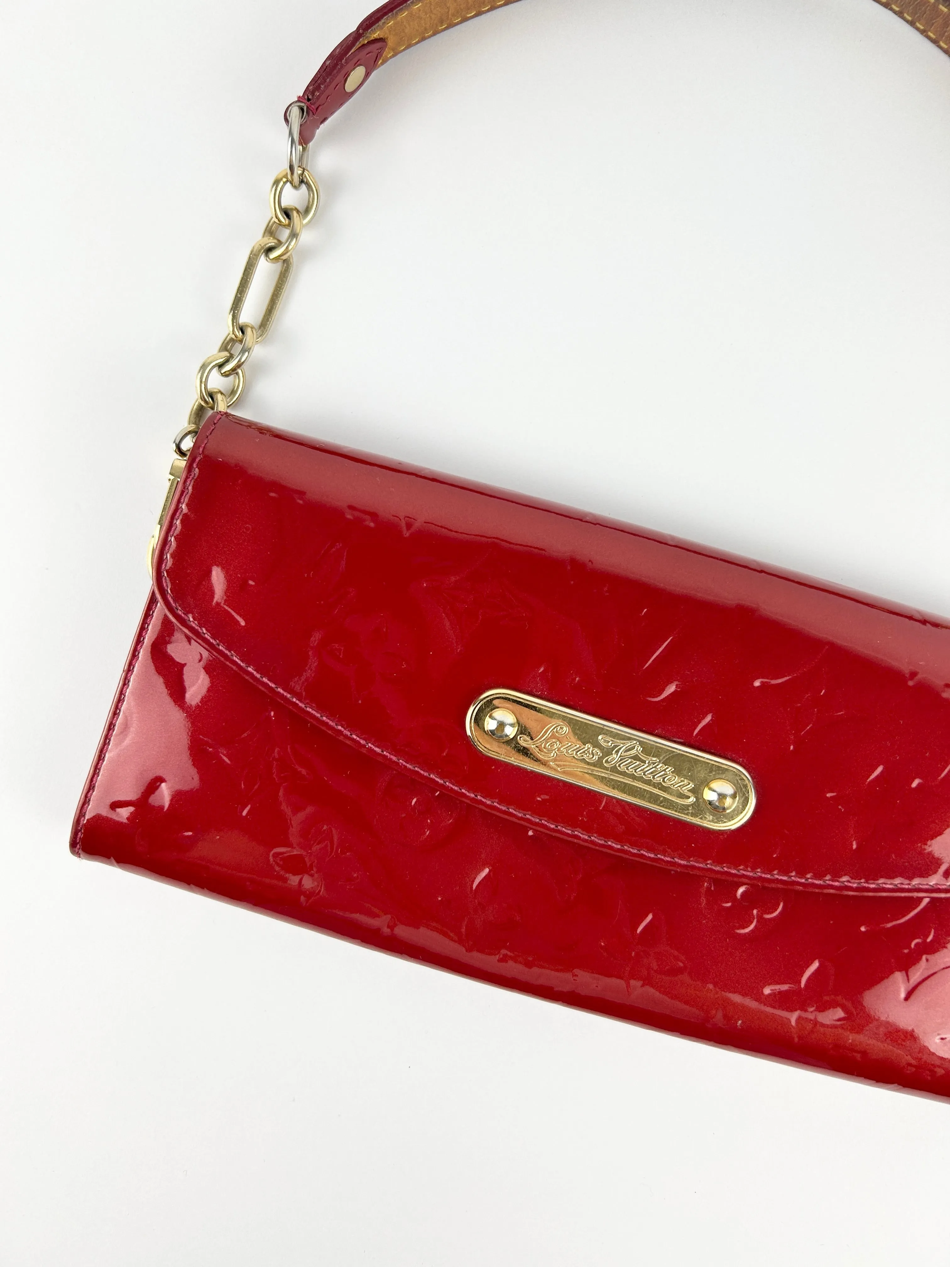 Louis Vuitton Sunset Boulevard Vernis Red Shoulder Bag (2007)